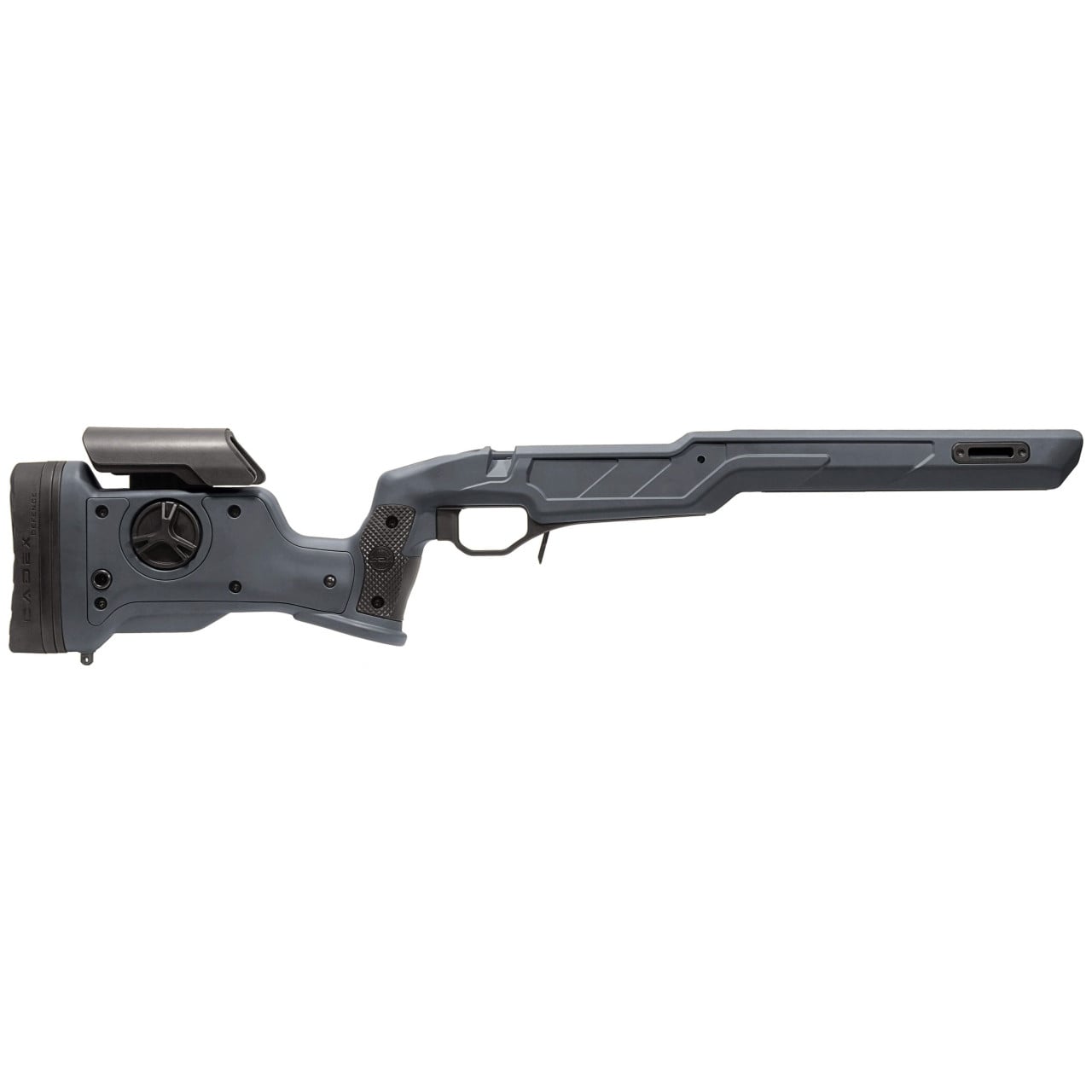 Cadex Defense Strike Nuke Evo for Tikka T3/T3X CTR SA RH Field Comp Skele Fixed for Tikka T3/T3X Tikka CTR Mag GRY Chassis STKNUK-CTR-RH-SA-INAA-GRY