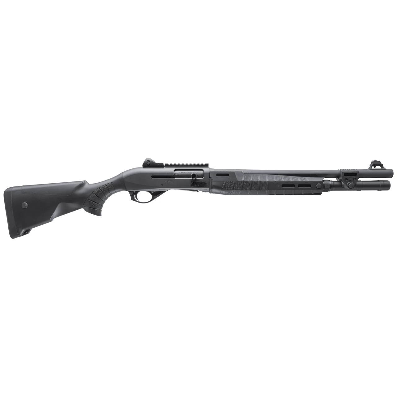 Benelli M2-G1 Tactical 12ga 18.5" Bbl 5+1 Cap Ghost Ring Sights Standard Stock Gray Shotgun 11610