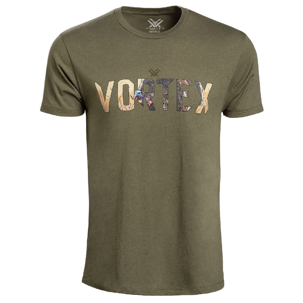 Vortex Optics Shock Gobble SS T-Shirt Military Heather Men's 126-06-MIH