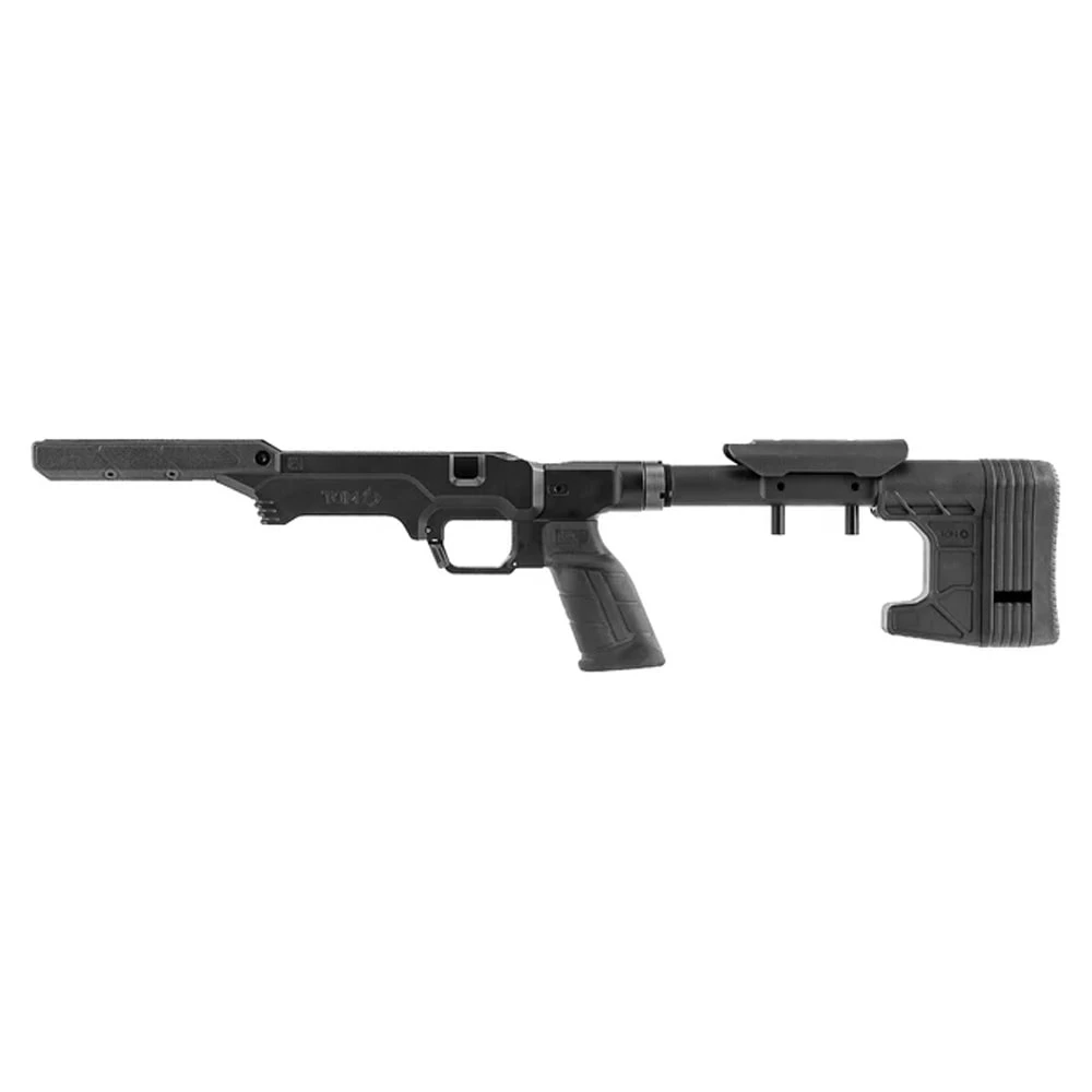 MDT LSS Gen3 Ruger American SA LH Worker BLK Chassis System 115056-BLK