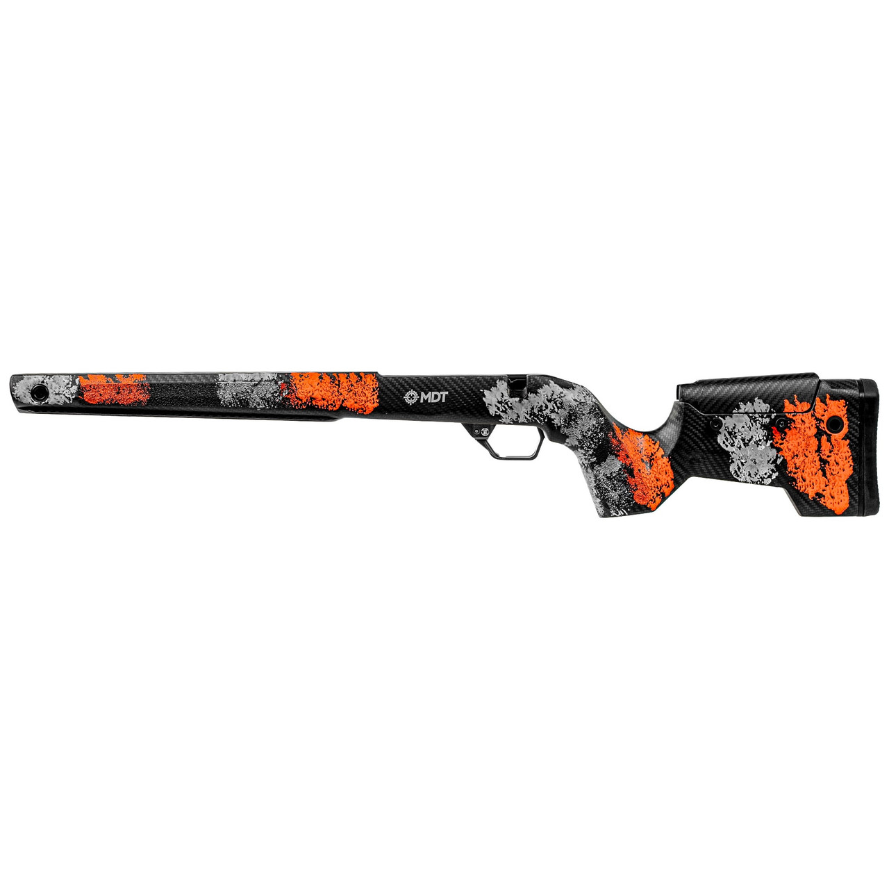 MDT CRBN Hunter Kit Tikka T3X Short Action Left-Hand Fixed ARCA Hunter Orange/Grey (HOG) Chassis System 116133-HOG