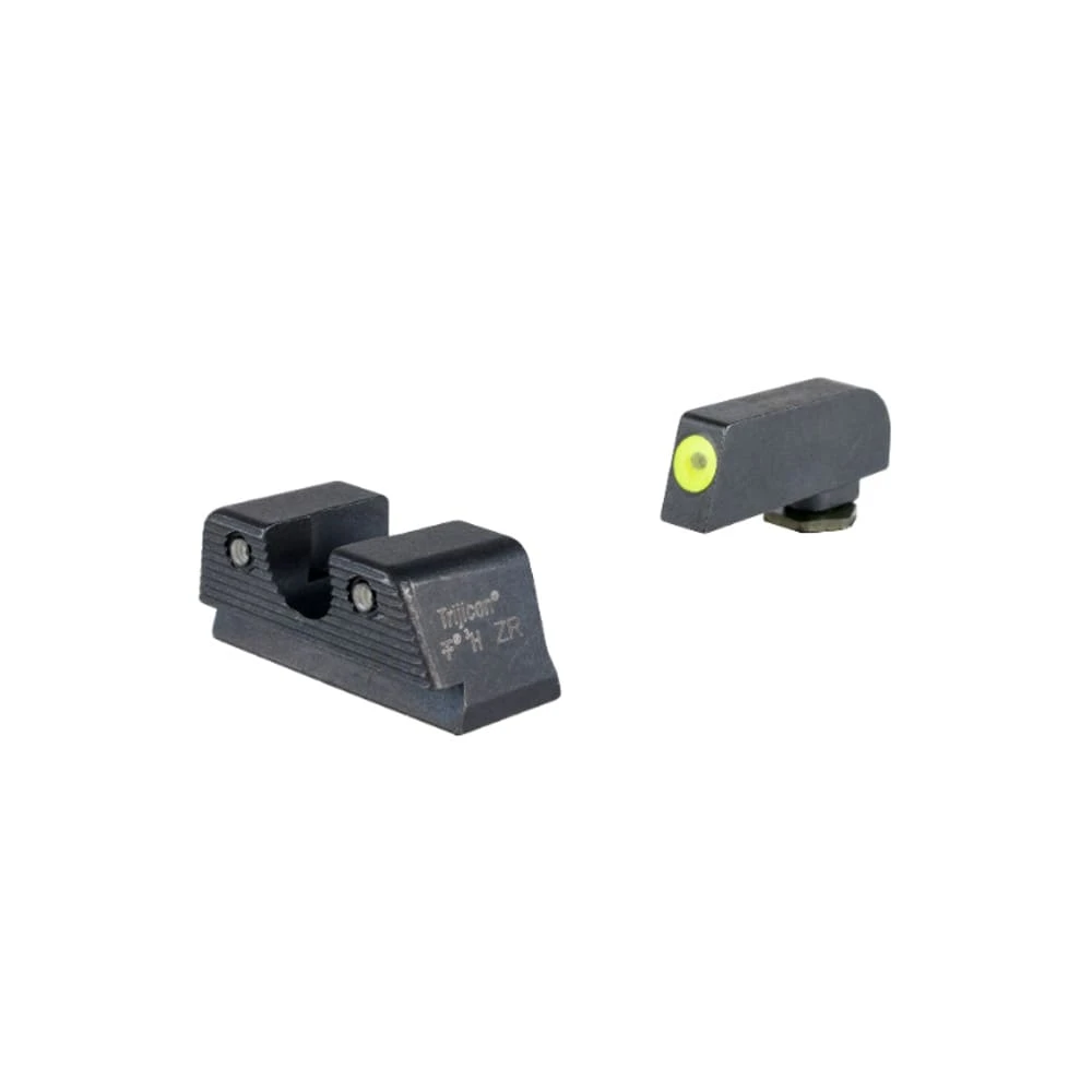Trijicon HD XR Suppressor/Optic Height Night Sights w/Green Trit Rear & Yellow/Green Trit Front for Glock 42,43,43x,43X MOS, 48, 48 MOS GL343-C-601165