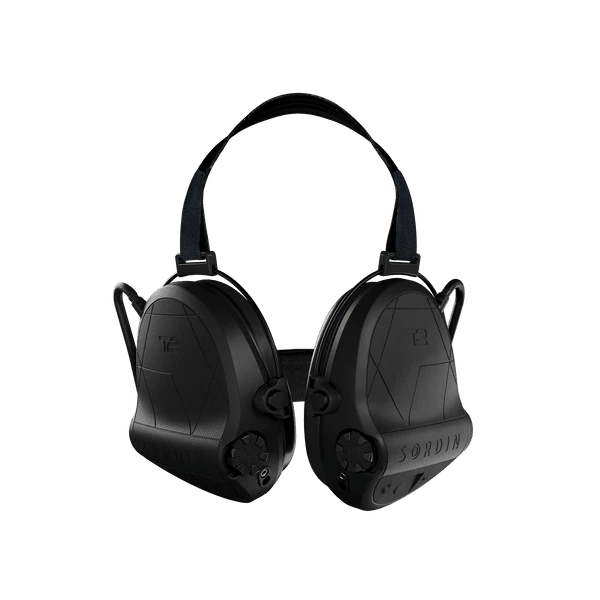 Sordin T2 Memory Foam Neckband Black Hearing Protector 303004-20P