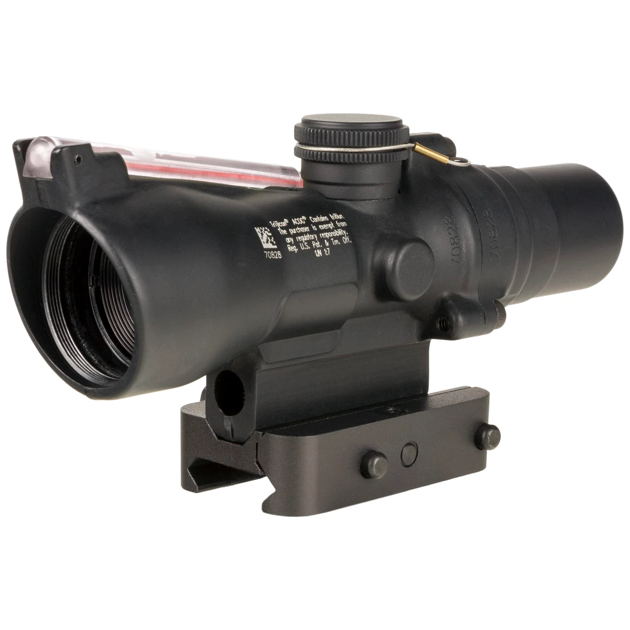 Trijicon Compact ACOG 2x20 Riflescope w/ Tritium & Fiber Optic Red Illumination, .223 RTR Horseshoe Reticle, Q-LOC Picatinny Mount TA47-C-400414