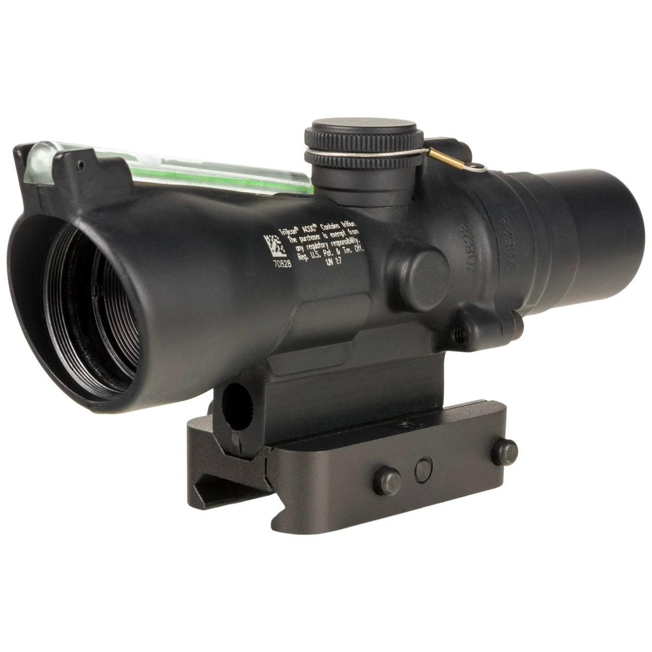 Trijicon Compact ACOG 2x20 Riflescope w/ Tritium & Fiber Optic Green Illumination, .223 RTR Horseshoe Reticle, Q-LOC Picatinny Mount TA47-C-400416