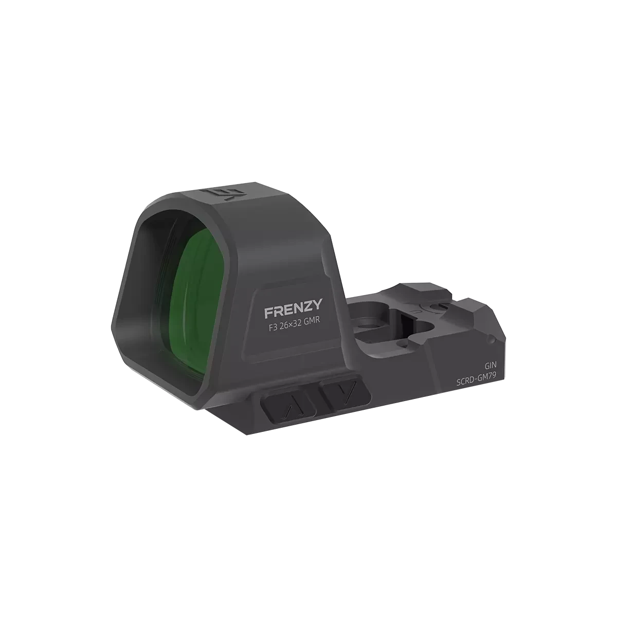 Vector Optics Frenzy F3 26x32mm Multi-Reticle Green Dot EDC Sight GIN Footprint with Auto On/Off, NV Settings, Side-Load Battery SCRD-GM79