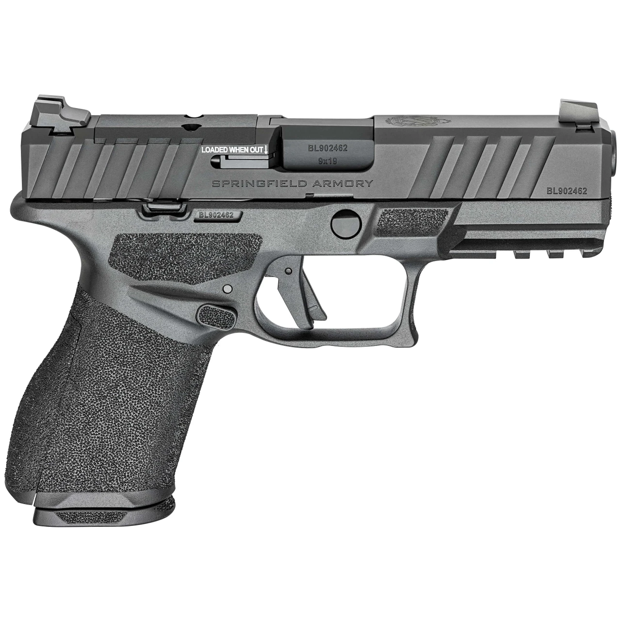 Springfield Armory Echelon Alpha 4.0C 9mm 4" Bbl Compact Black Optic Ready CA Compliant Handgun w/ U-Dot Sights, 1x10rd Mags ECA9409BCA