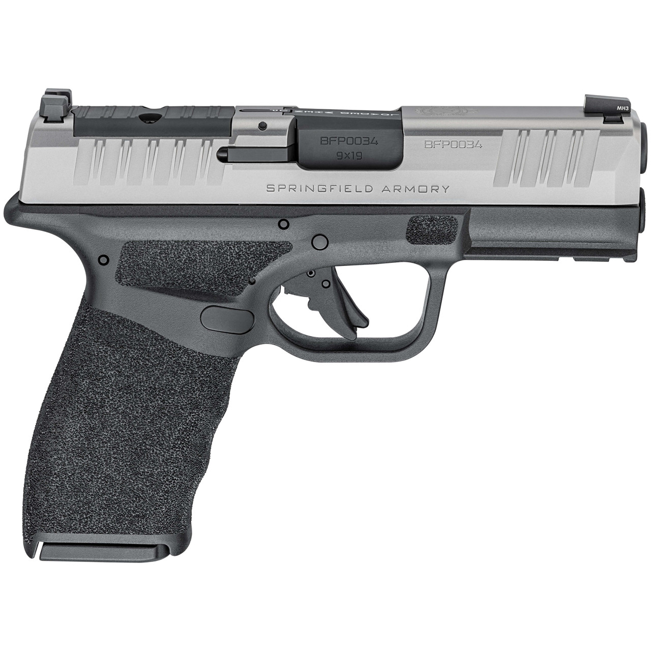 Springfield Armory Hellcat Pro 9mm 3.8"Bbl Black/Stainless Optic Ready CA Compliant Handgun w/U-Dot Tritium Sights, Rail, 2x10rd Mags HCP9379SOSPCA
