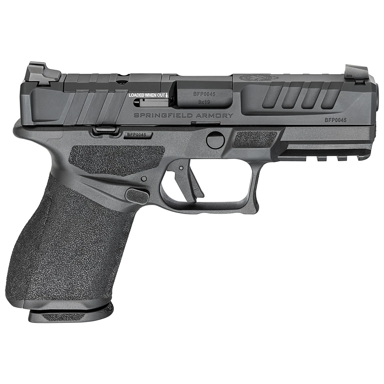 Springfield Armory Echelon 4.0 9mm 4" Bbl Compact Black CA Compliant Handgun w/ U-Dot Tritium Sights, 2x10rd Mags EC9409BCA-U