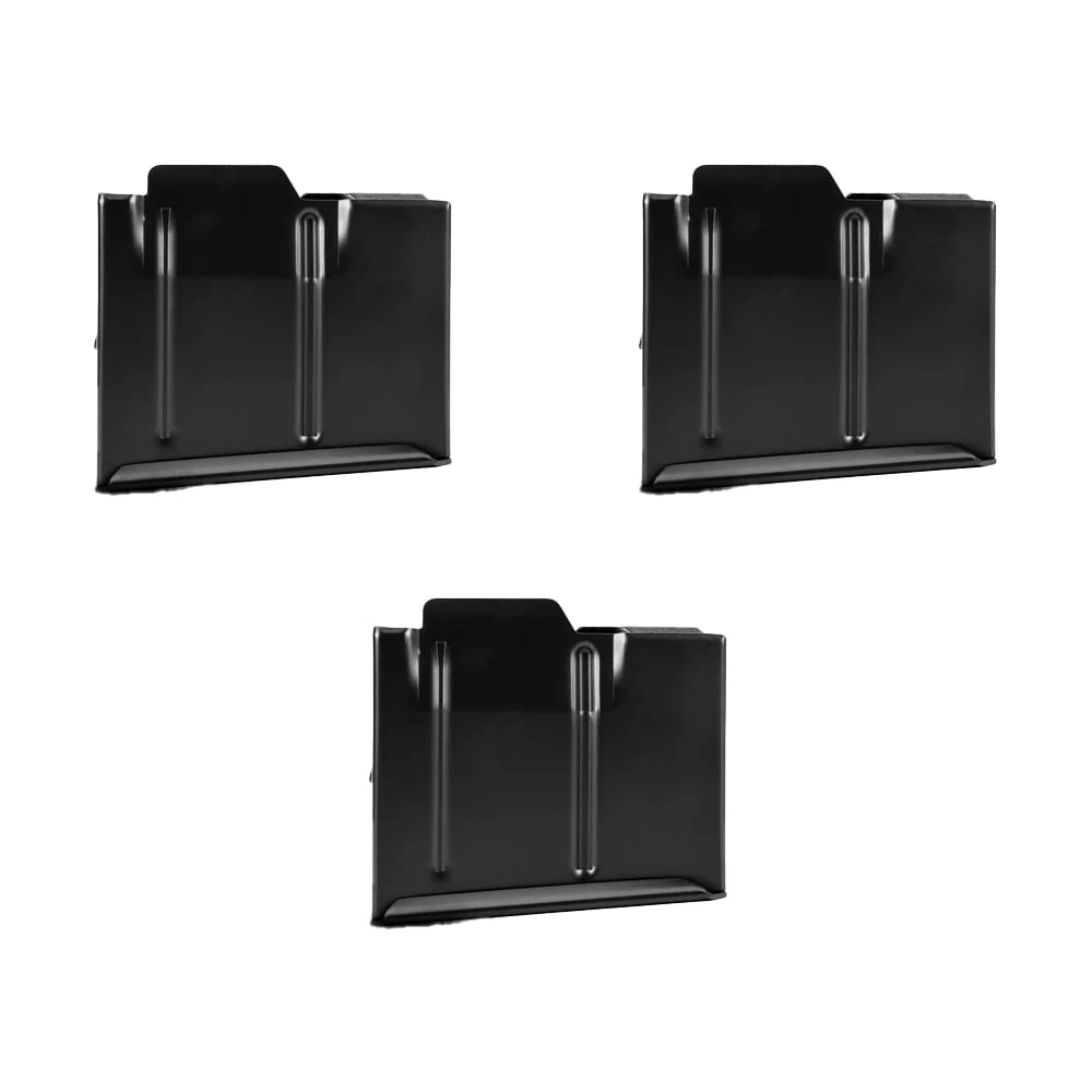 MDT 3-Pack SA .308 Cal 5rd Blk Metal Magazine w/Binderplate Bundle 102014-BLK-MDT-KIT-3X