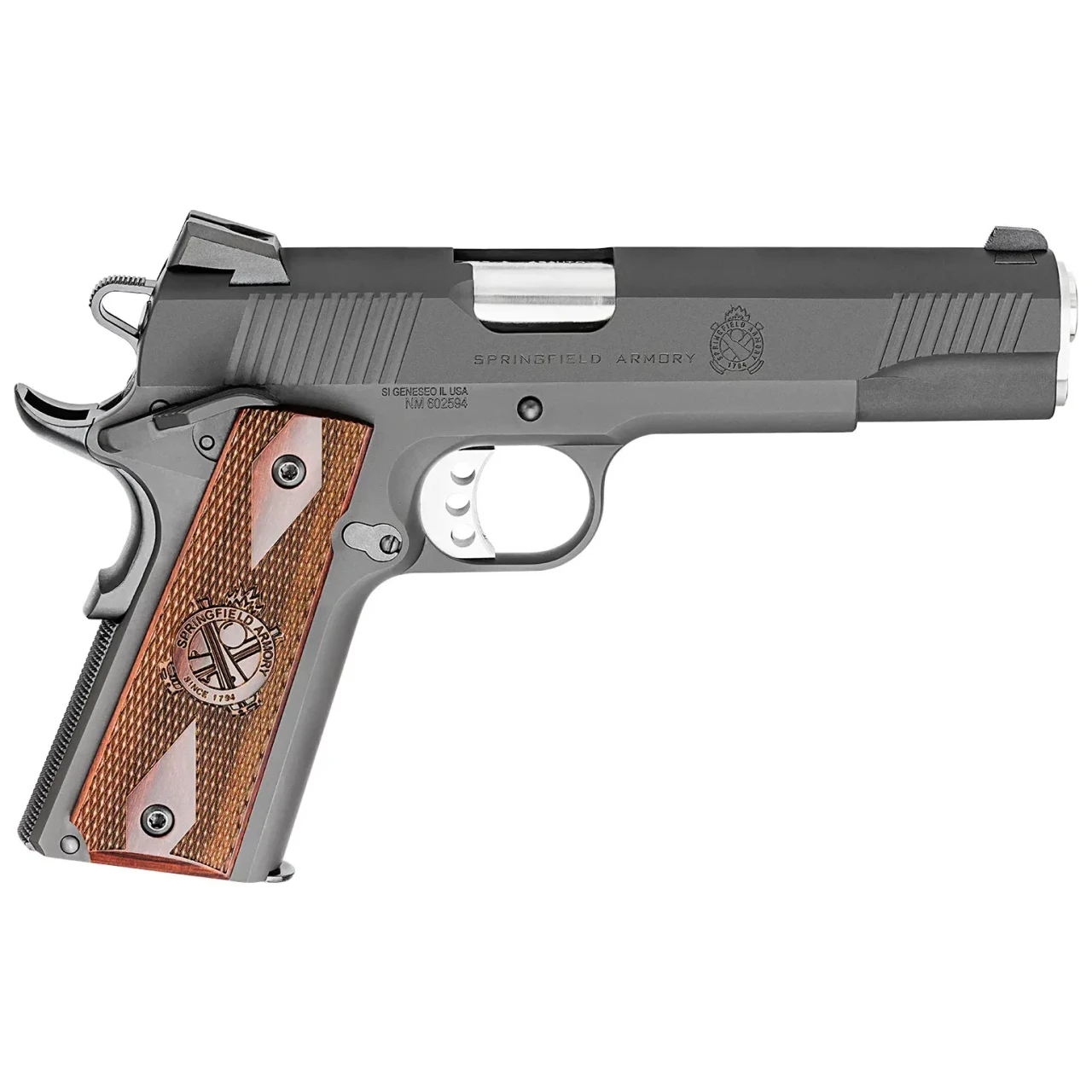 Springfield Armory 1911 Loaded .45 ACP 5" Bbl Black Handgun w/ 3-Dot Tritium Sights, Speed Trigger, 2x7rd Mags PX9109LCA