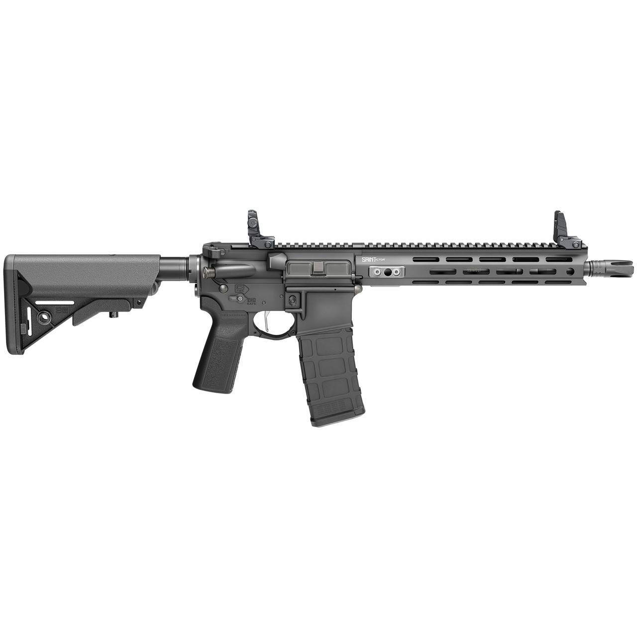 Springfield Armory Saint Victor 5.56 NATO 11.5" Bbl Short Barreled Rifle w/ B5 Stock,Flip-Up Sights, 1x30rd Mag STV9115556B-V2-B5
