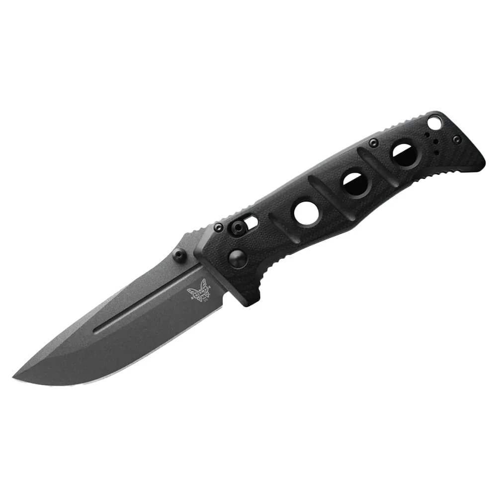 Benchmade Adamas Magnacut 63-65HRC Drop-point 3.78" Knife w/Black G10 Handle 275GY-03
