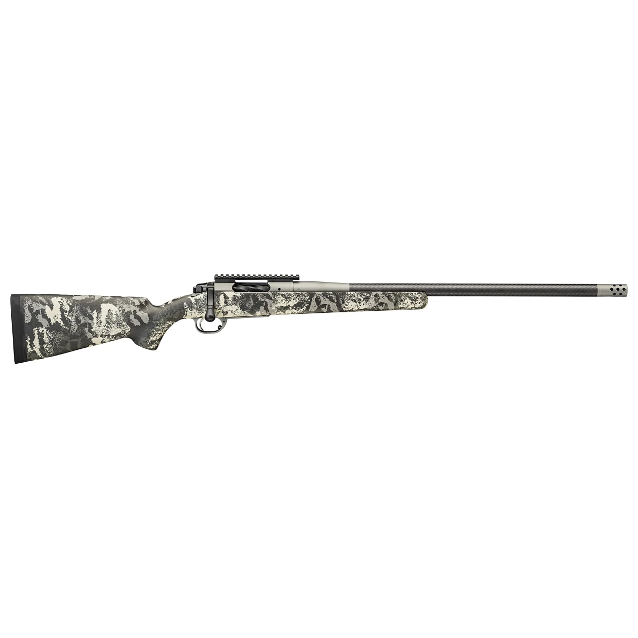 Springfield Armory Model 2020 Boundary 6.5 PRC 24" CF Bbl Camo Rifle w/Carbon Fiber Stock, Pic Rail, Radial Brake, 3rd Internal Mag BAB92465PRCCFY