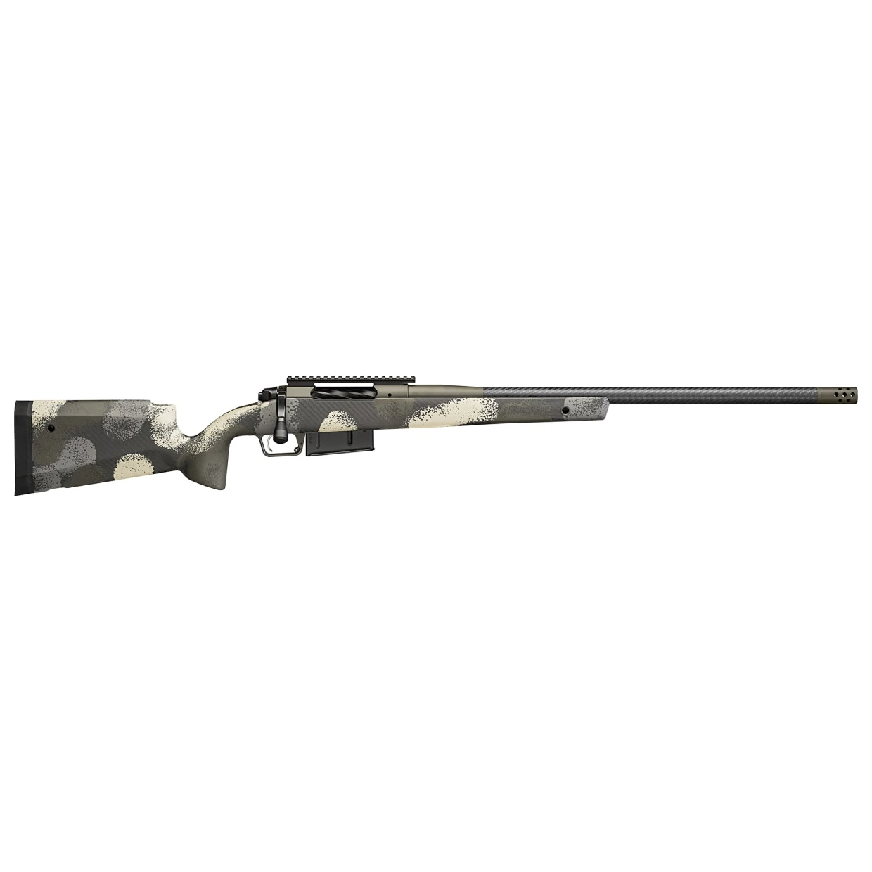 Springfield Armory Model 2020 Waypoint .300 Win Mag 24" Carbon Fiber Bbl Evergreen Rifle w/Carbon Fiber Stock, Pc Rail, 1x3rd AICS Mag BAW924300WMCFG