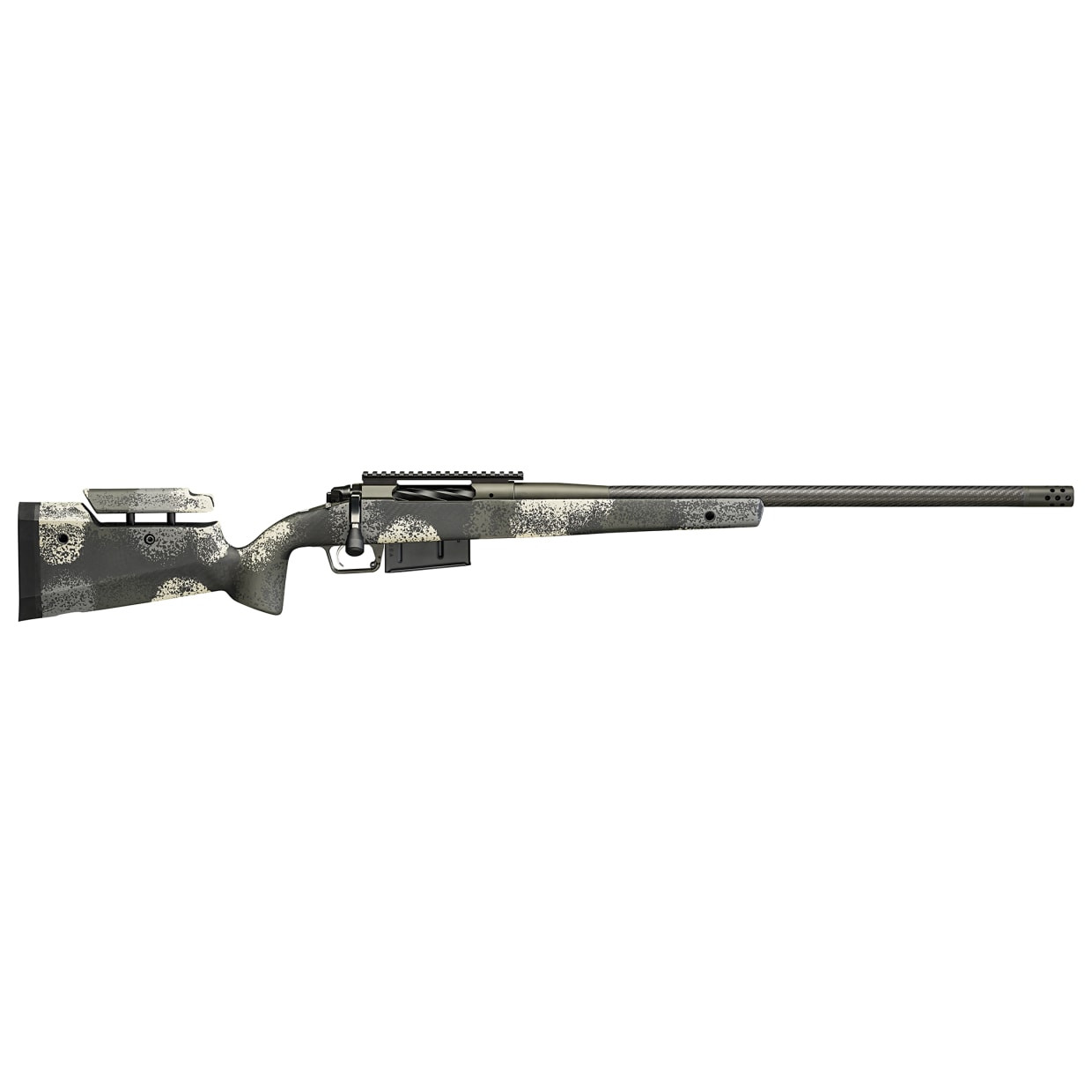 Springfield Armory Model 2020 Waypoint 7mm Rem Mag 24" Bbl Evergreen Rifle w/ Adj Carbon Fiber Stock, Pc Rail, 1x3rd AICS Mag BAW9247CFGA