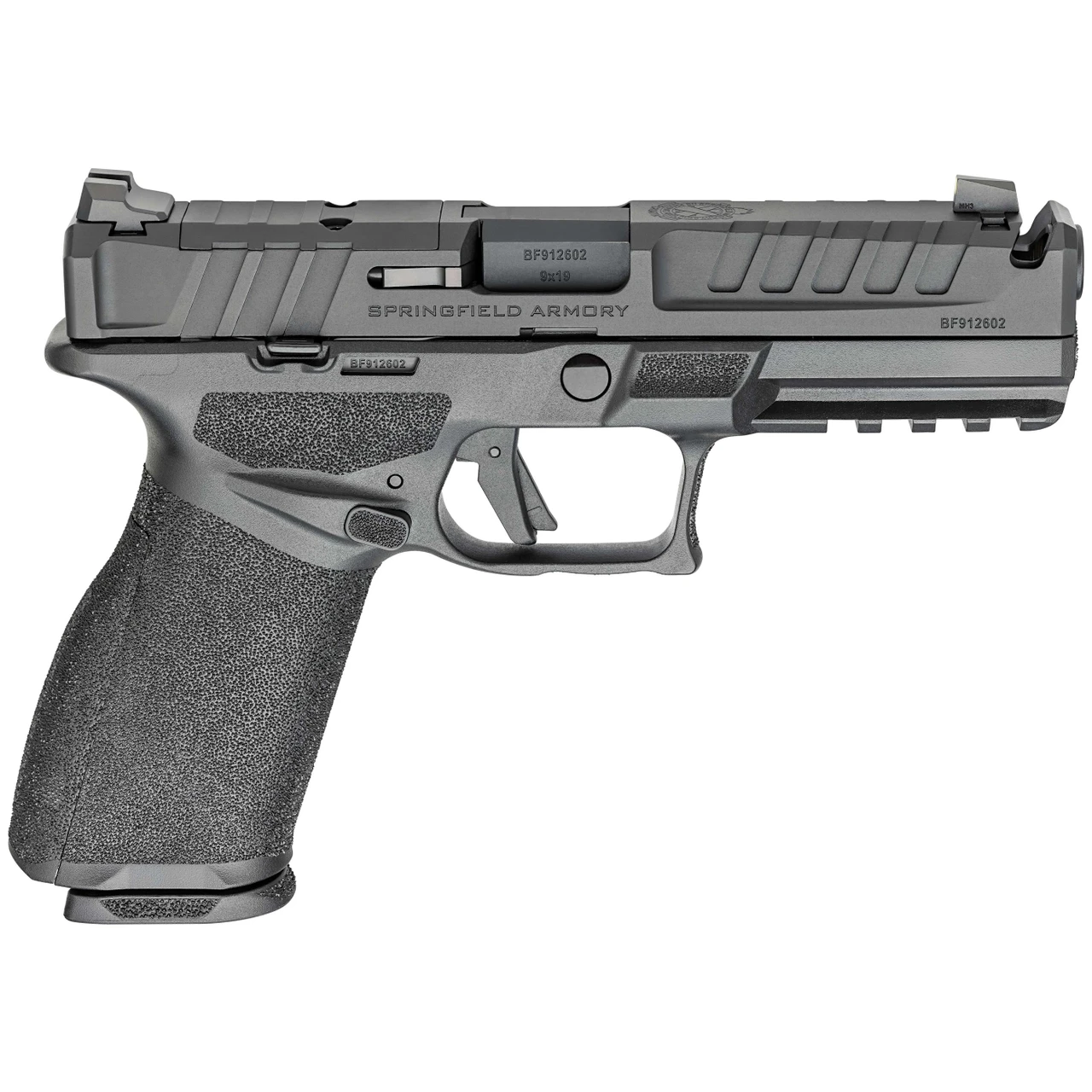 Springfield Armory Echelon 4.5F Full Size 9mm 4.5" Bbl Black Handgun w/U- Dot Tritium Sights, , Integrated Compensator, 2x15rd Mags EC9459B-U-COMP15