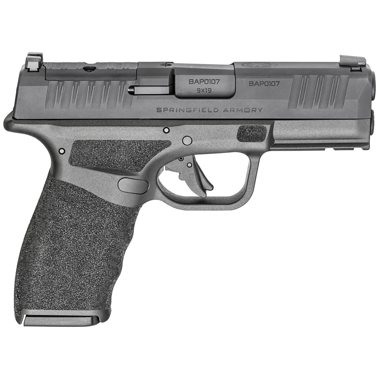 Springfield Armory Hellcat Pro 9mm 3.8" Bbl Black Optic Ready Handgun w/ Tritium Sights. 2x10rd Mags HCP9379BOSPLC