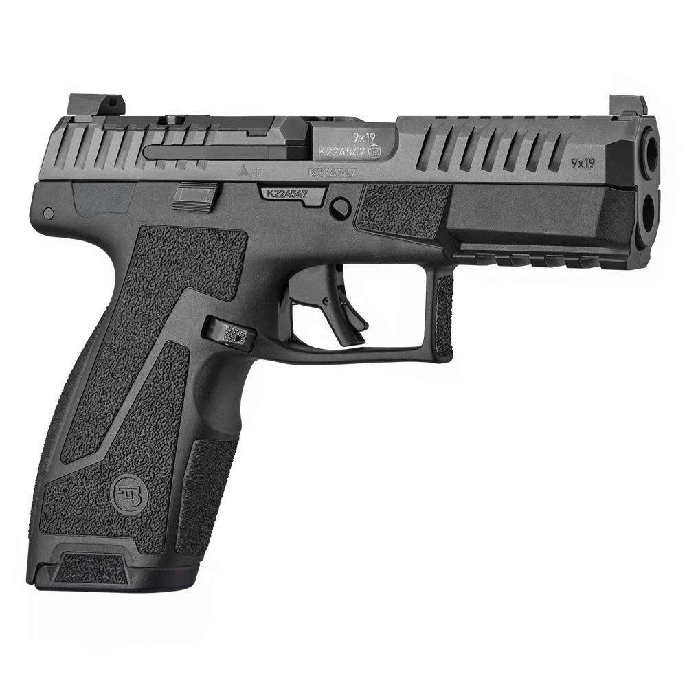 CZ Duty 4.0F 9mm 4" Bbl OR H3 Night Sights Ambi Slide Stop/Mag Catch Poly Frame & Grip Black Pistol w/(2) 10rd Mags 05081