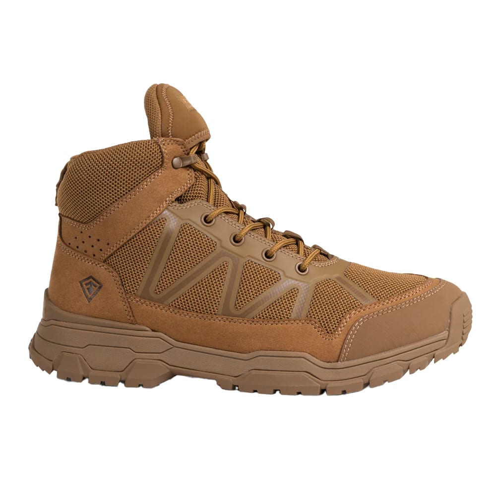 First Tactical Men's 5" Operator Mid Boots Coyote 165061-060, 9.5W - First Tactical