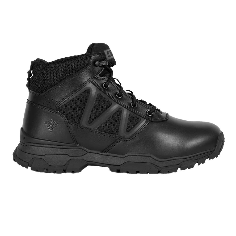 First Tactical Men's 5" Urban Operator Side-Zip Mid Boots Black 165911-019, 7.5 - First Tactical