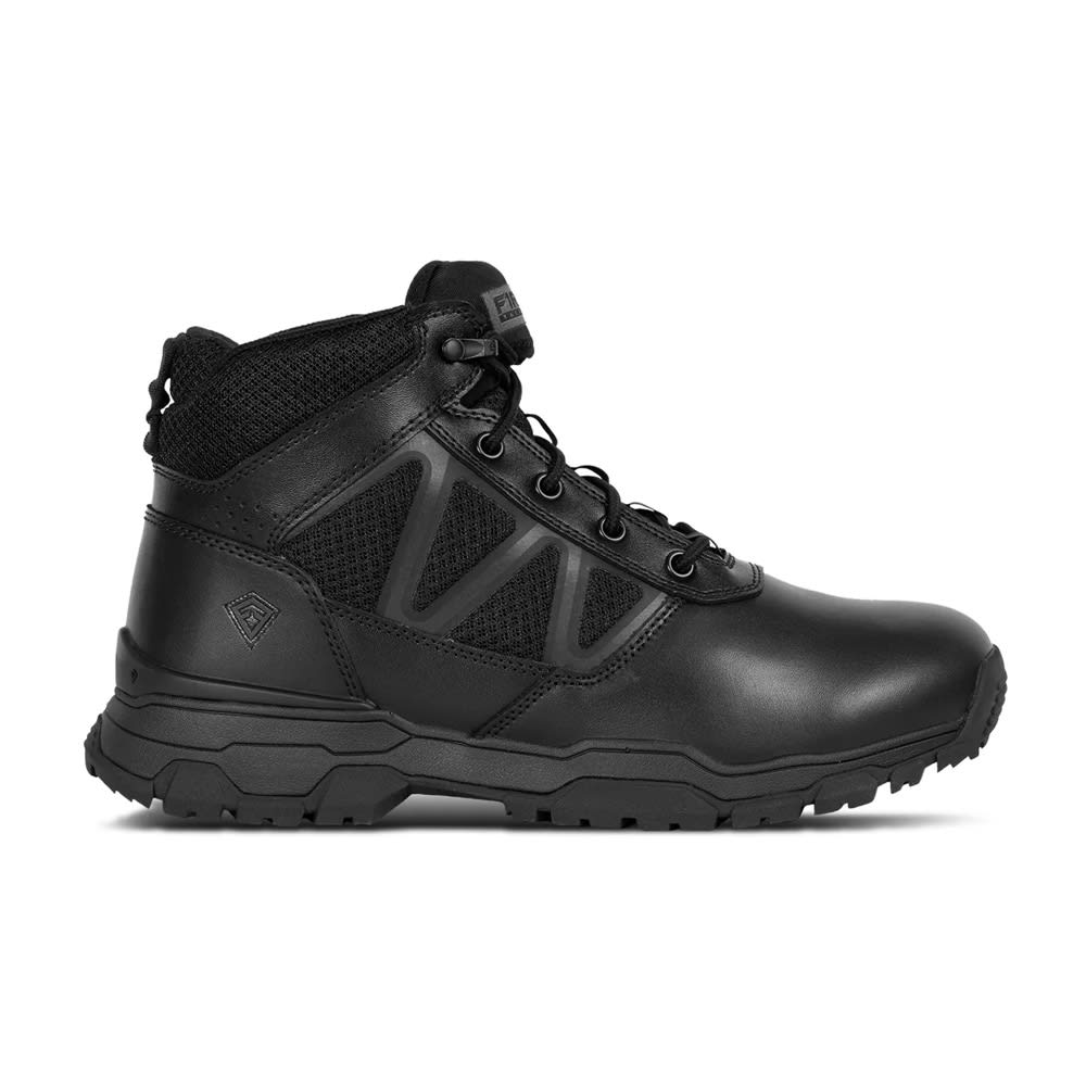 First Tactical Men's 5" Urban Operator Side-Zip Mid Boots H2O Waterproof Black 165912-019, 8 - First Tactical