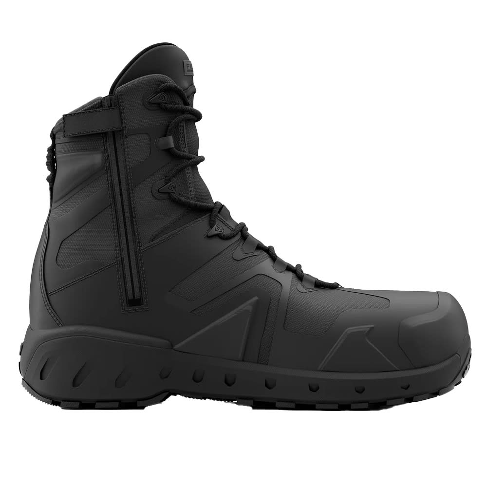 First Tactical Men's AERO-TAC 8" Side-Zip Composite Safety Toe Boots Black 165926-019, 11W - First Tactical