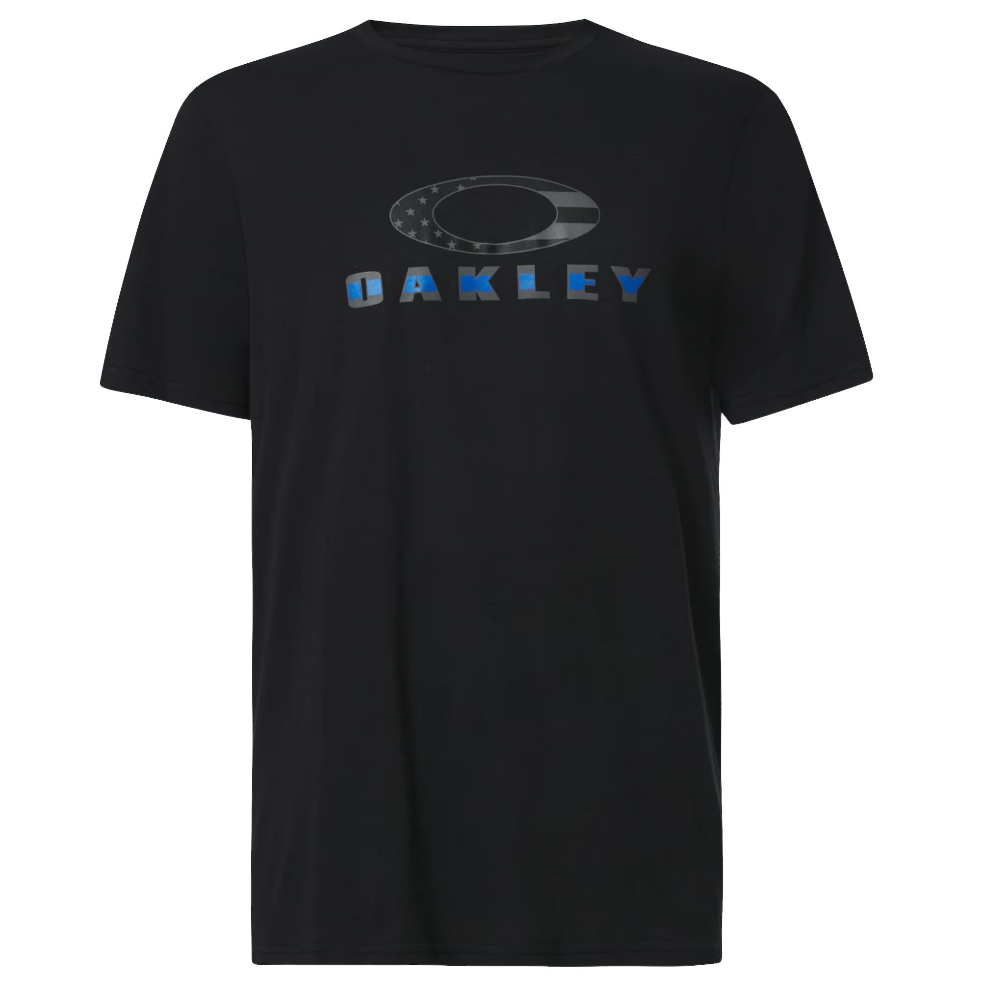 Oakley SI Oakley Thin Blue Line Logo Blackout T-Shirt FOA402829-02E, Small - Oakley