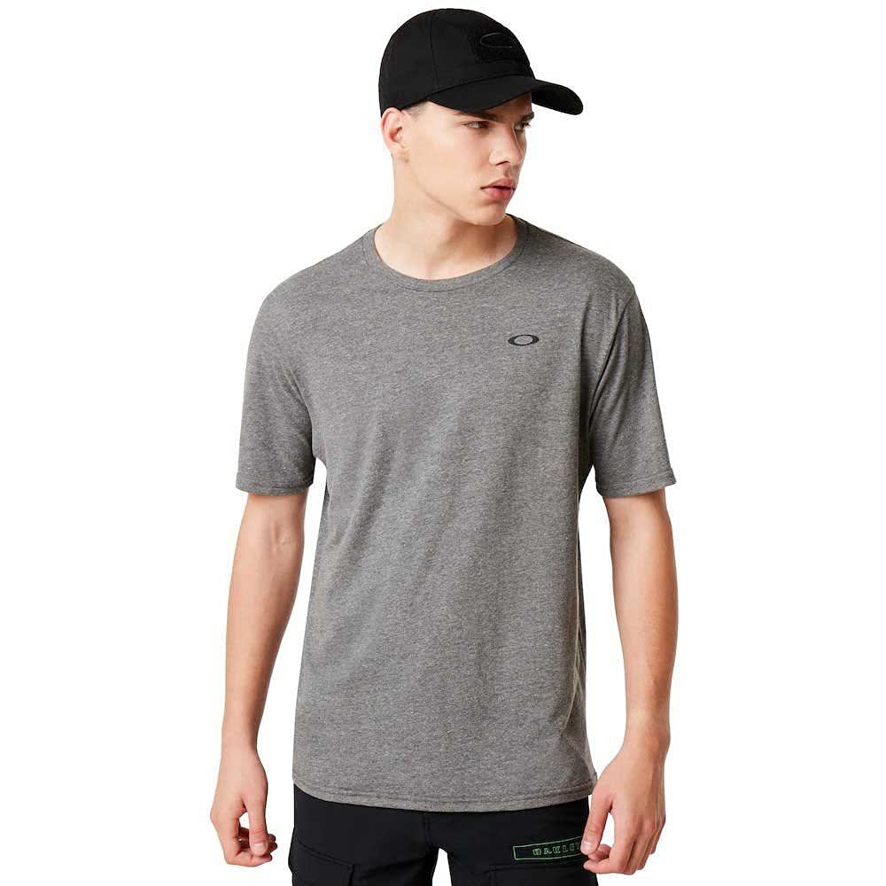 Oakley SI Oakley Flag Athletic Heather Grey T-Shirt 458160-24G in Heather Gray, Small - Oakley