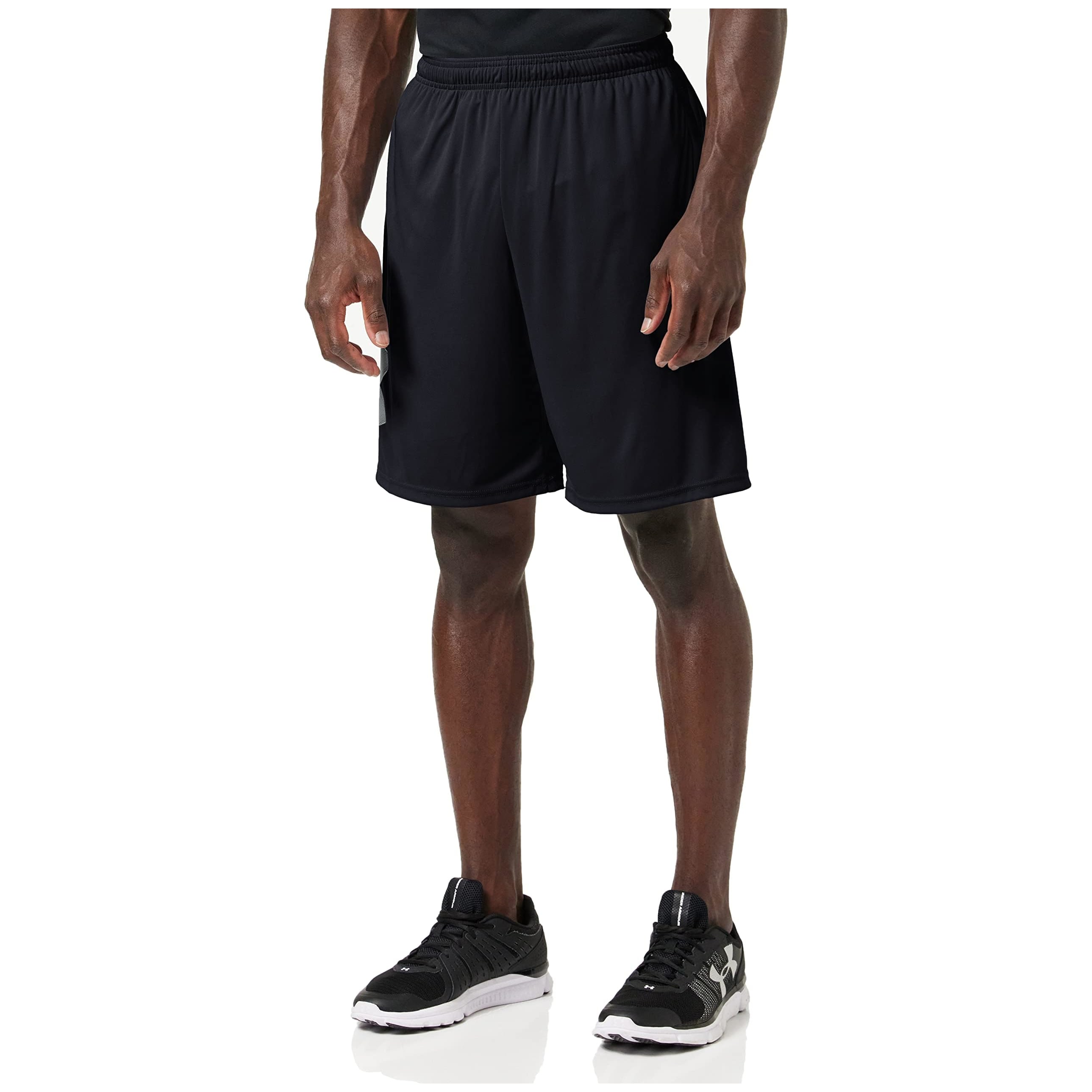 Under Armour Men's Tech Graphic Black/Graphite Shorts 1306443-00100, Medium/Tall - Under Armour
