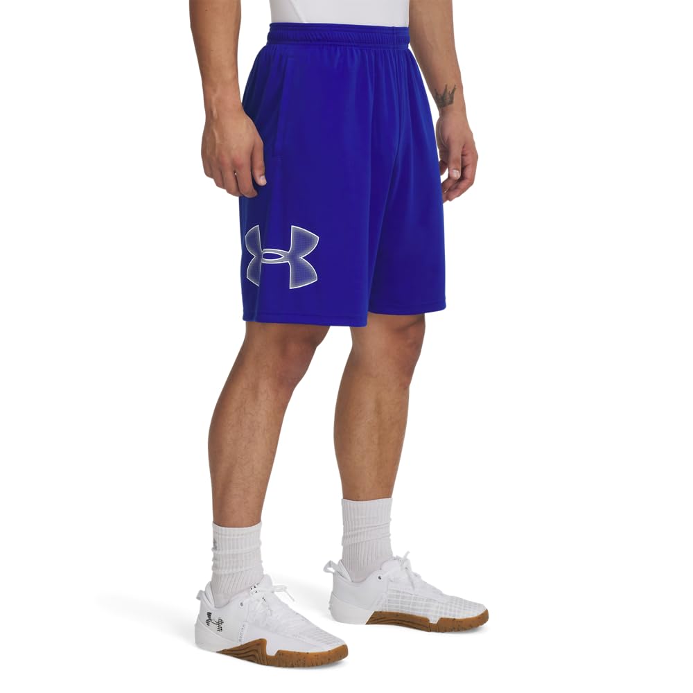 Under Armour Men's Tech Graphic Royal/White Shorts 1306443-40300, Medium/Tall - Under Armour
