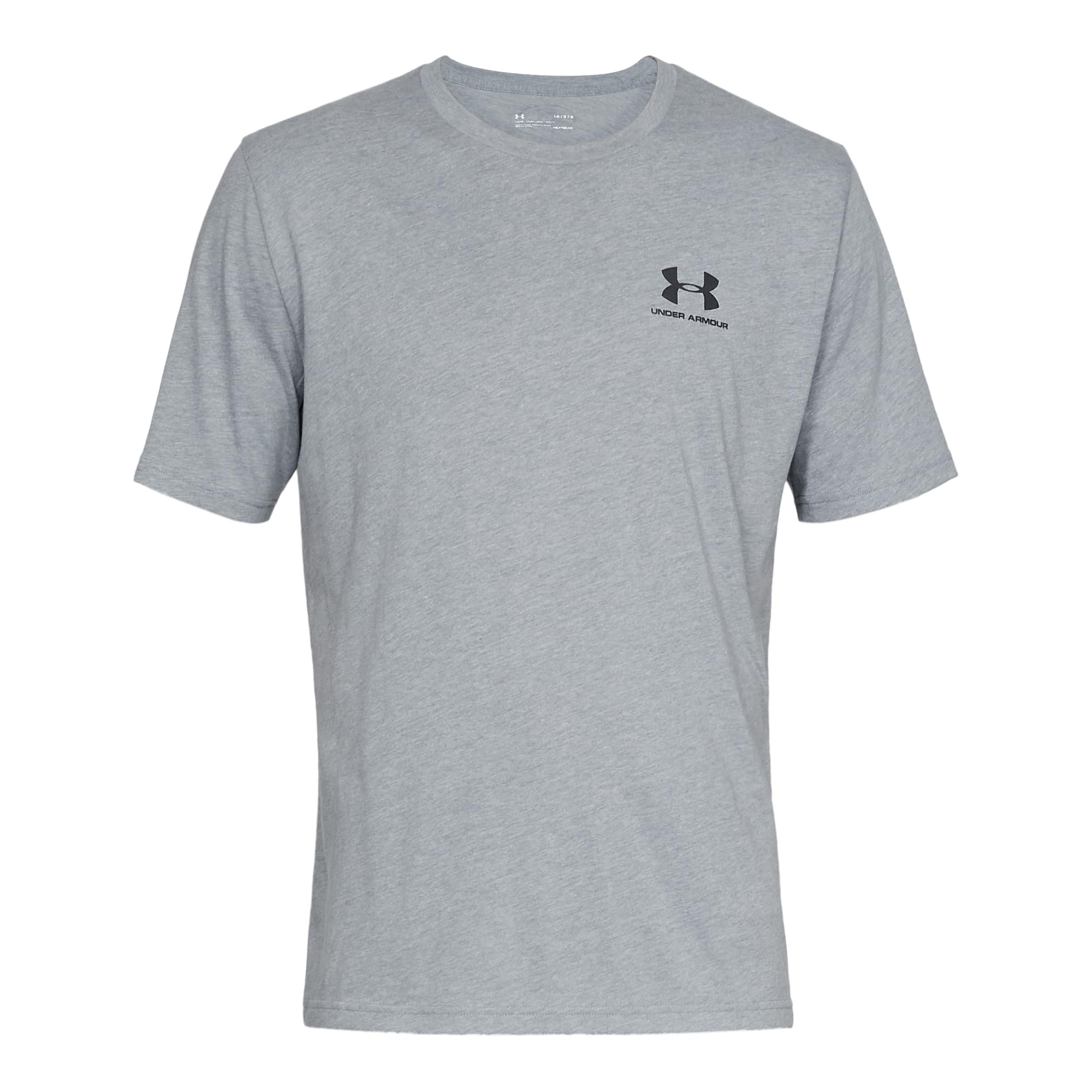 Under Armour Men's Graphic SportStyle Shortsleeve Steel Light Heather/Black Shirt 1326799-03600, Medium/Tall - Under Armour