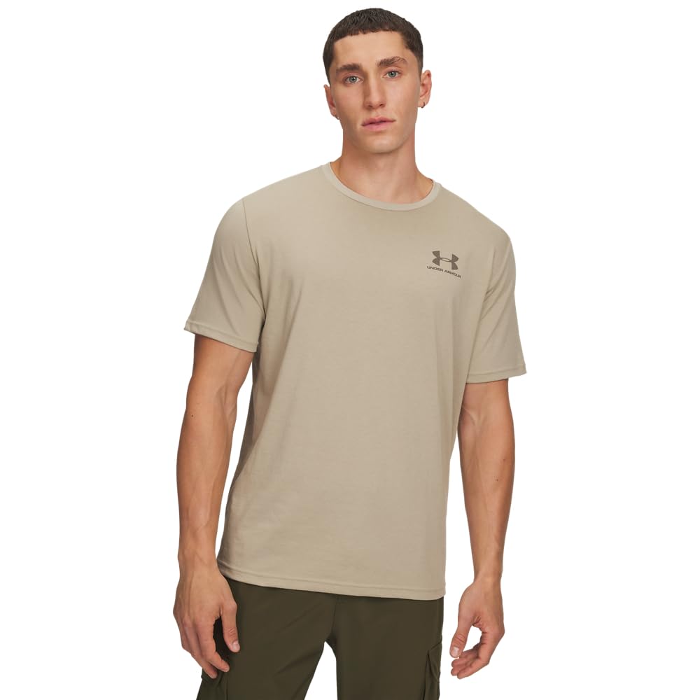 Under Armour Men's Graphic SportStyle Shortsleeve City Khaki/Taupe Dusk Shirt 1326799-30200, Medium/Tall - Under Armour