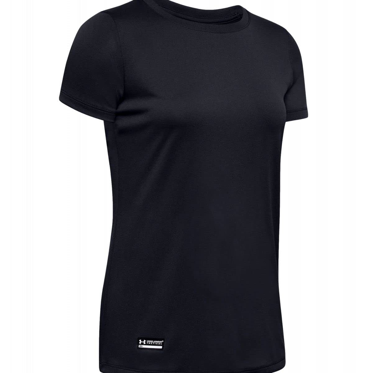 Under Armour Women's Tactical Tech Shortsleeve Black Shirt 1343357-00100, Small - Under Armour