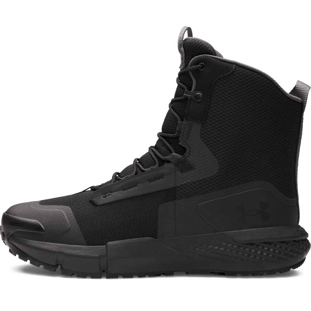 Under Armour Men's Charged Valsetz Military/Tactical Boots Black/Jet Gray 3027381-00100, 10