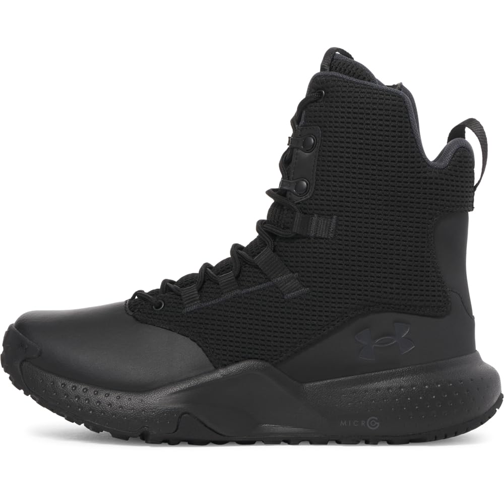 Under Armour Men's Micro G Stellar Zip Military/Tactical Boots Black/Anthracite 3028313-00100, 7 - Under Armour