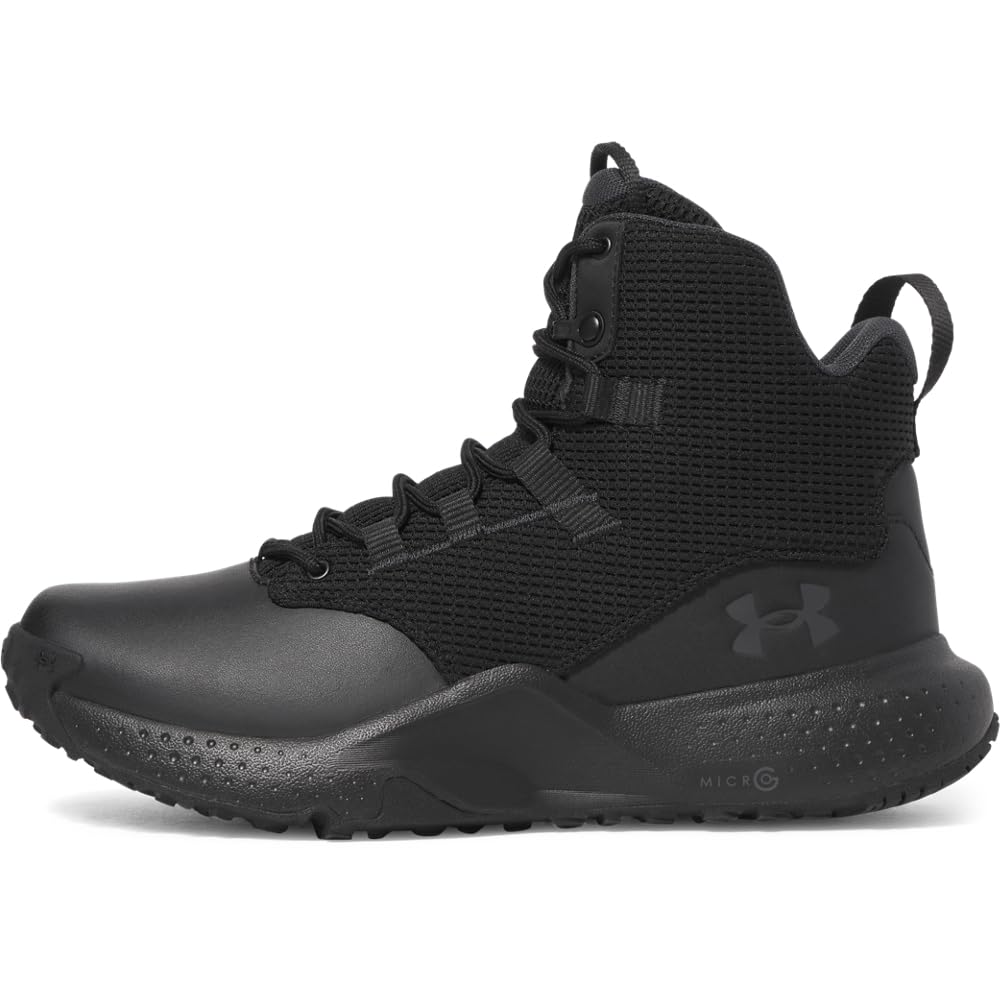 Under Armour Men's Micro G Stellar Mid Military/Tactical Boots Black/Anthracite 3028316-00100, 10