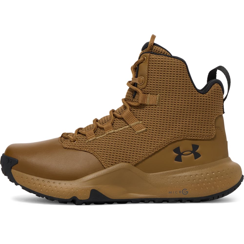 Under Armour Men's Micro G Stellar Mid Military/Tactical Boots Coyote/Coyote Brown/Black 3028316-49808, 6 - Under Armour
