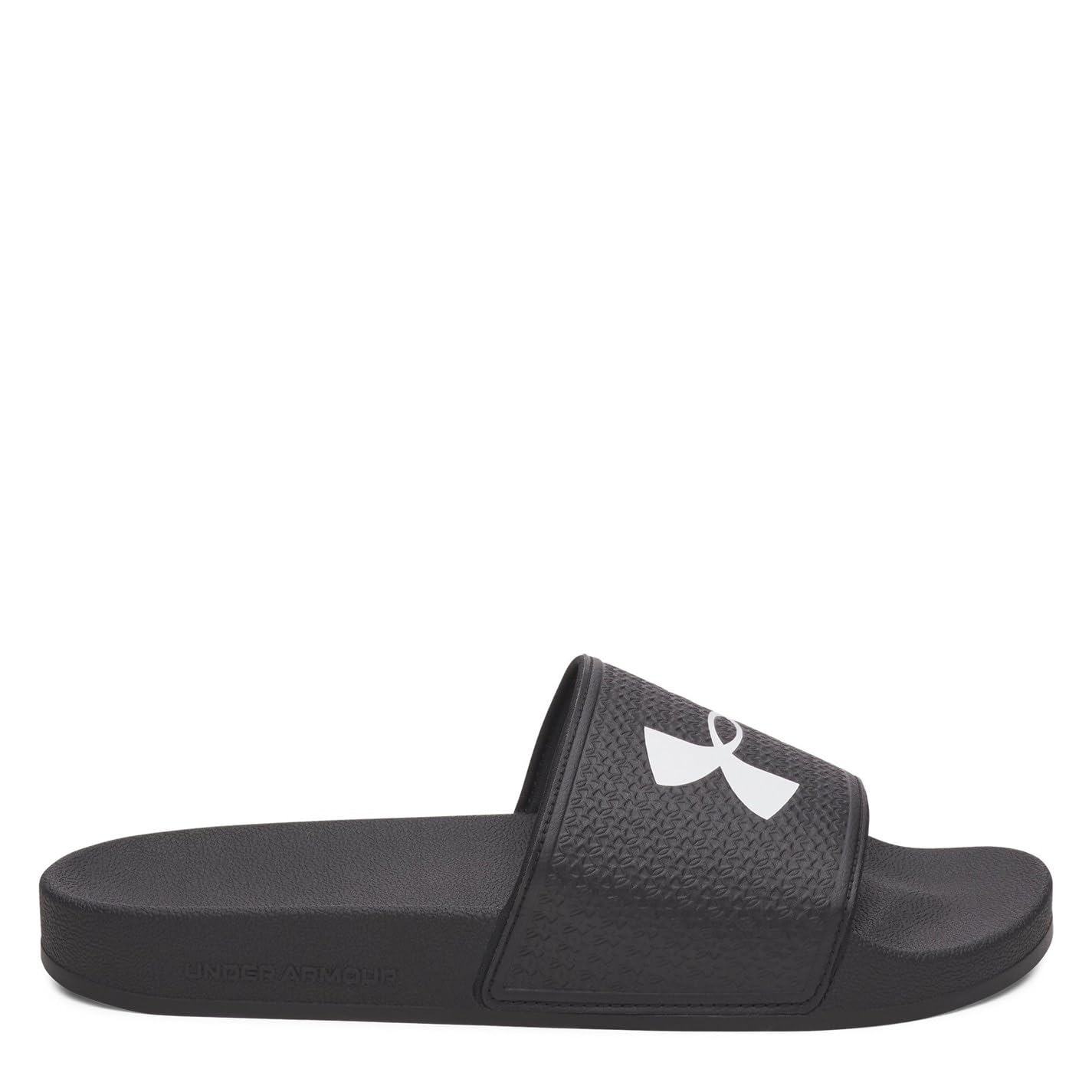 Under Armour Men's ARMR Slide Sandals Black/White 6007527-00100, 13 - Under Armour