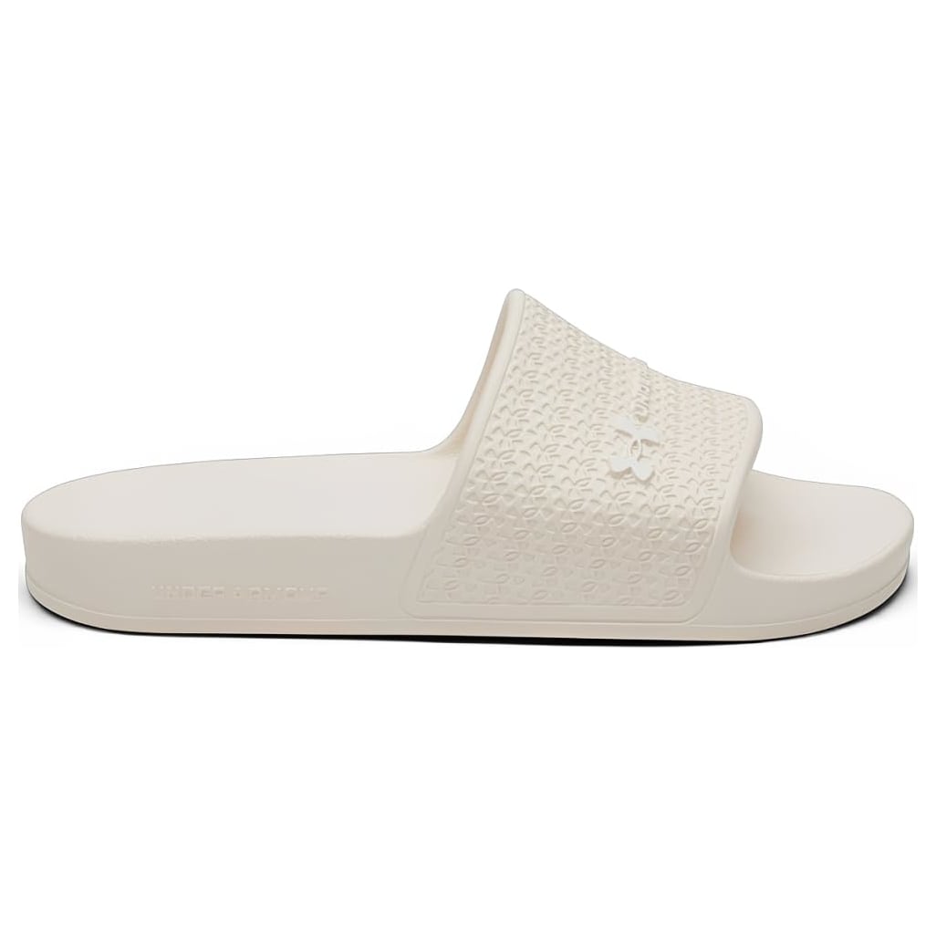 Under Armour Women's ARMR Slide Lite Sandals Stone/White 6007533-27900, 8 - Under Armour