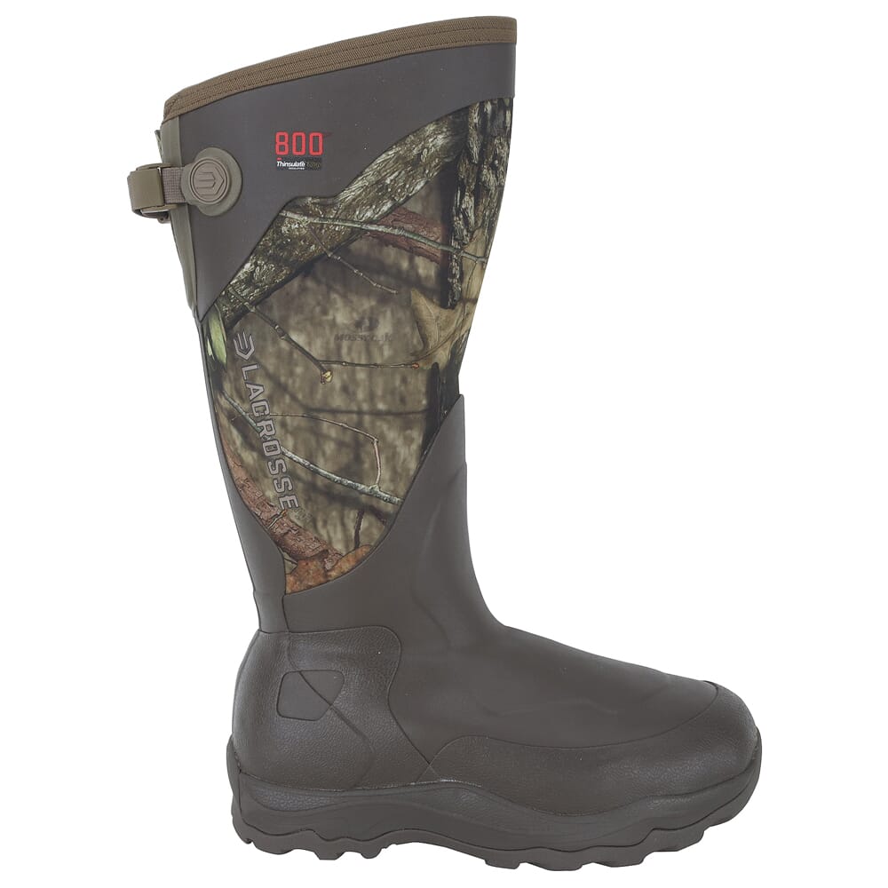 Lacrosse Alpha Agility 17" 800g Mossy Oak B/U-C Neoprene Boot 339074 in Mossy Oak Break-Up, 12 - Lacrosse
