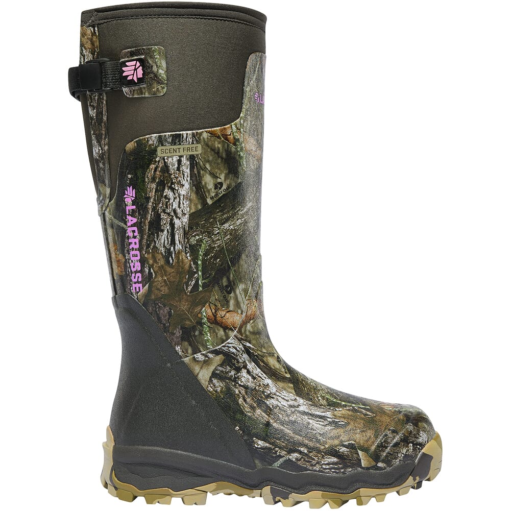 Lacrosse Women's Alphaburly Pro 15" Mossy Oak B/U-C Boot 376008 in Mossy Oak Break-Up, 9
