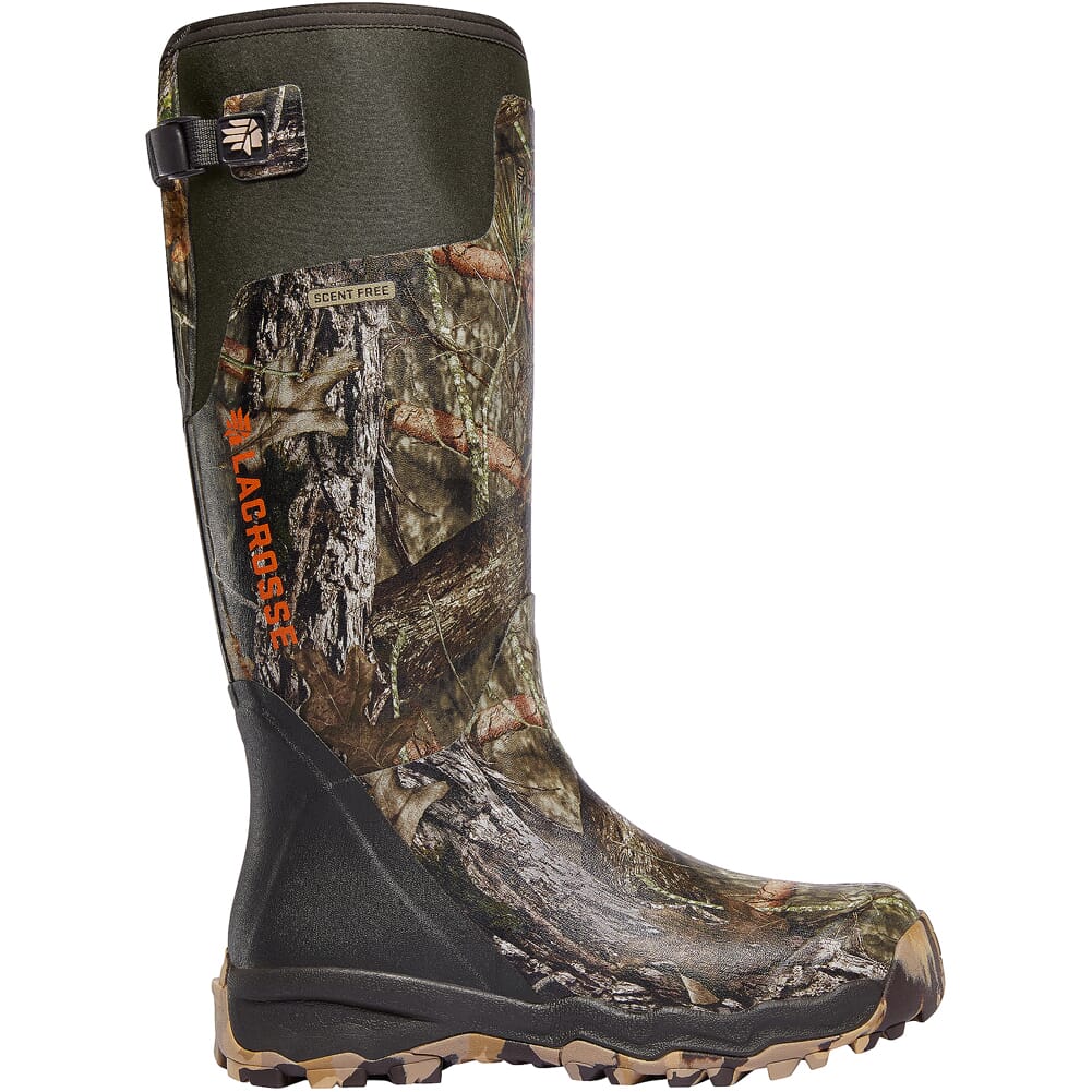 Lacrosse Alphaburly Pro 18" Mossy Oak B/U-C Boot 376027 in Mossy Oak Break-Up, 7 - Lacrosse