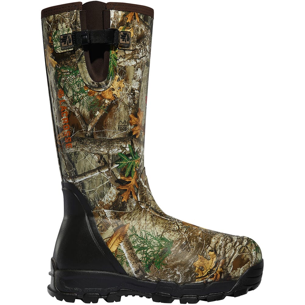 Lacrosse Alphaburly Pro Side-Zip 18" Realtree Edge 1000g Insulated Hunting Boots 376030, 7 - Lacrosse