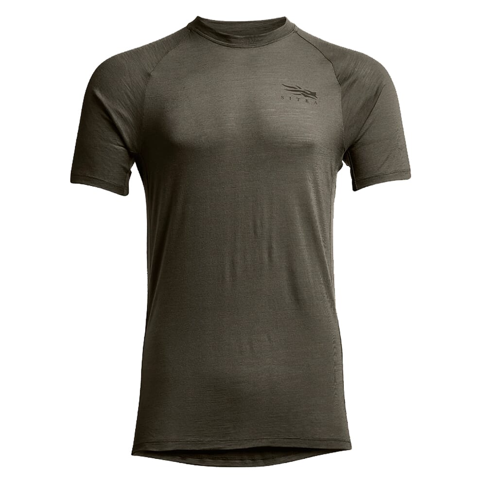Sitka Gear CORE Merino 120 Short Sleeve Crew Top Pyrite 600156-PY, Medium - Sitka Gear