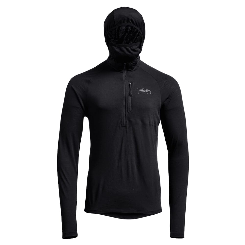 Sitka Gear CORE Merino 120 Hoody Sitka Black 600158-BK, Medium - Sitka Gear