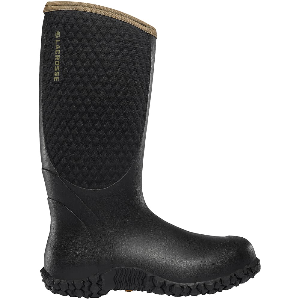 Lacrosse Women's Alpha Lite 14" Black/Tan 5mm Neoprene Boot 610037, 7 - Lacrosse