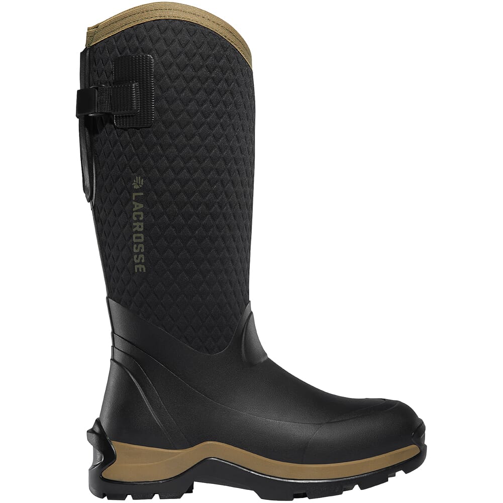 Lacrosse Women's Alpha Thermal 14" Blk/Tan 7mm Neoprene Medium Width Boot 644108, 5 - Lacrosse