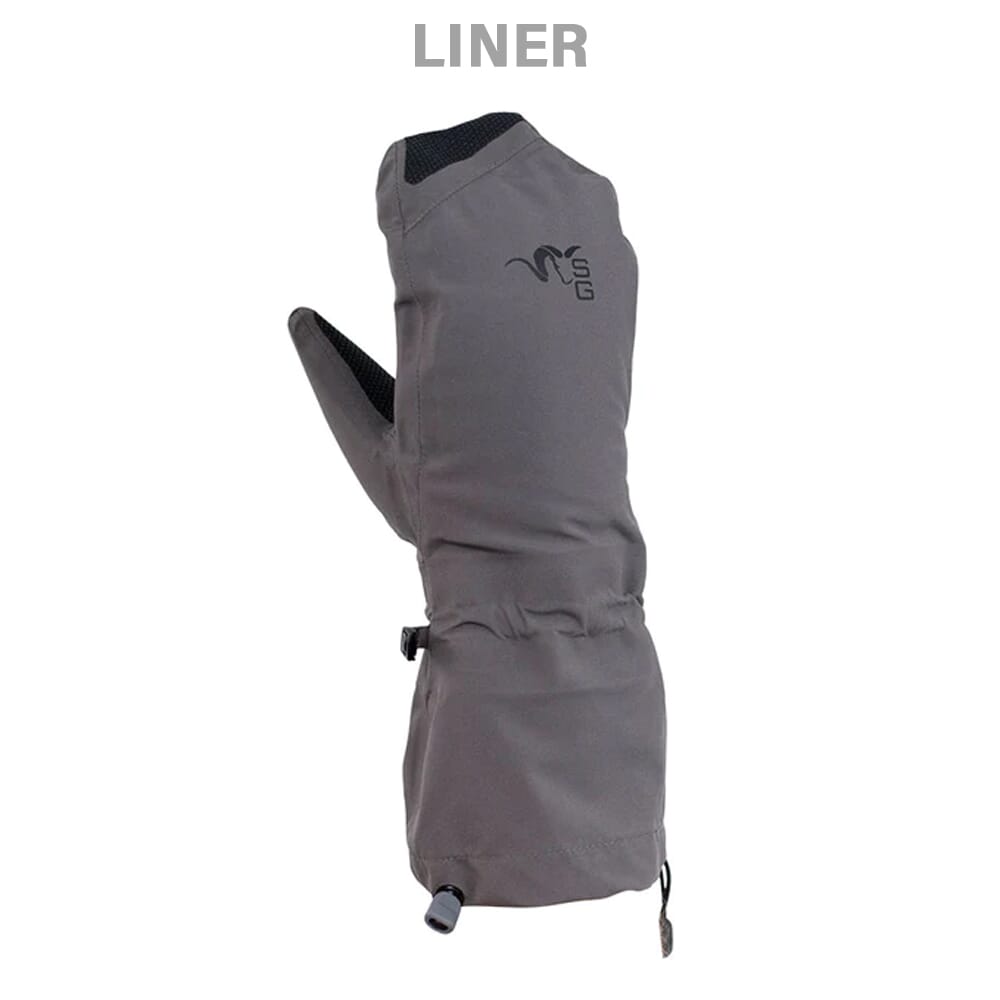Stone Glacier Altimeter Insulated Mitt Granite Grey 80004-GG in Gray, Large - Stone Glacier