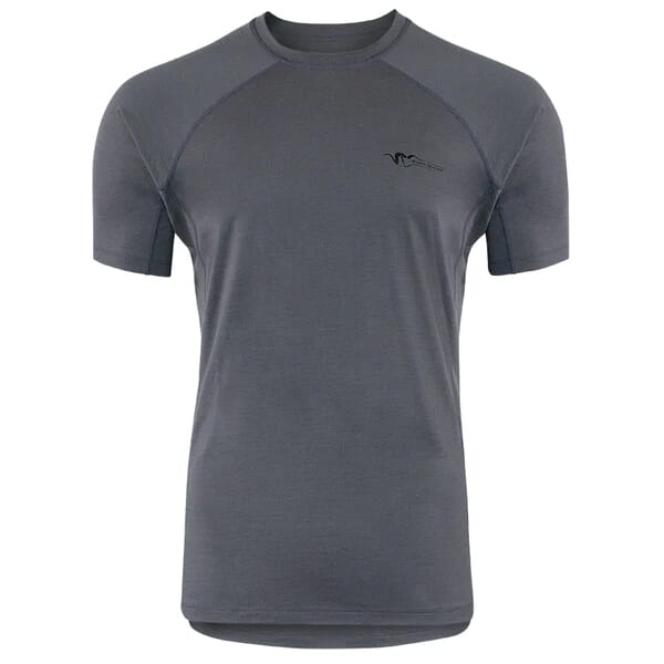 Stone Glacier Chinook Merino Crew Top SS Granite Grey 10003-GG Top in Gray, Large - Stone Glacier